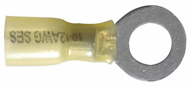 (image for) Krimpa-Seal Ring 10-12 AWG,W/ 5/16 STUD 5PC - Click Image to Close