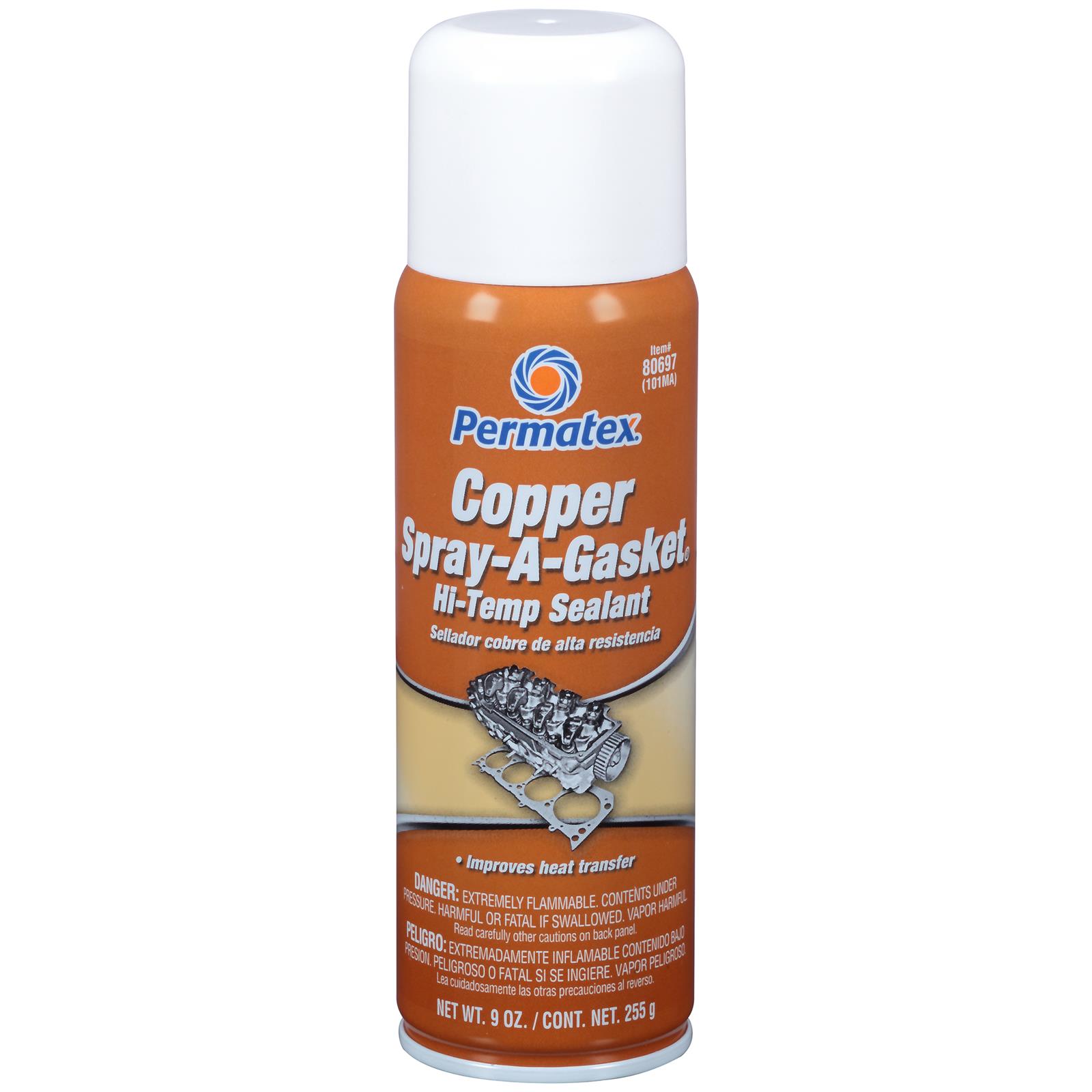 (image for) Gasket Coating, Permatex Copper Spray-A-Gasket Sealer, 9 oz.