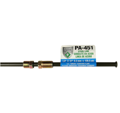 (image for) Domestic Poly-Armour PVF Steel Brake Line 1/4 x 51 - Click Image to Close