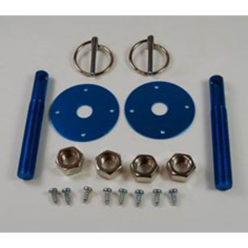 (image for) #R4048 ALUM HOOD PIN KIT ANODIZE BLUE COLOR