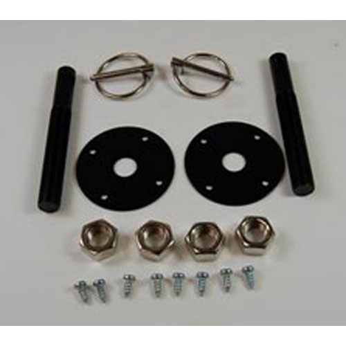 (image for) #R4049 ALUM HOOD PIN KIT ANODIZE BLACK COLOR - Click Image to Close