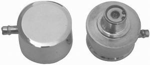 (image for) #R6000 Polished Aluminum PCV Push-In Breather Plain with 1" Neck - Click Image to Close