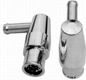 (image for) #R6008 Polished Billet Aluminum PCV Valve with 3/4" Neck