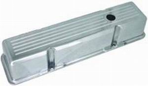 (image for) #R6130 Polished Aluminum SB Chevy Tall Valve Cover - Click Image to Close