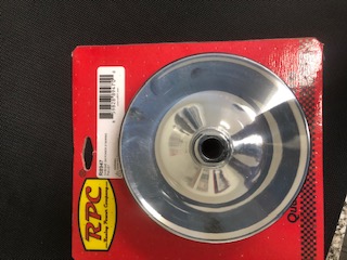 (image for) R8941 CHROME EARLY GM SINGLE GROOVE POWER STEERING PUMP PULLEY 3/4" - Click Image to Close