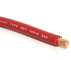 (image for) #2 WIRE RED PER FOOT - Click Image to Close