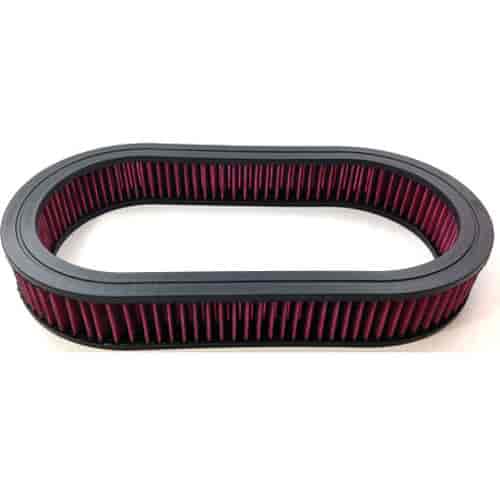 (image for) S2124 12" X 2" OVAL "WASHABLE" AIR CLEANER ELEMENT - Click Image to Close