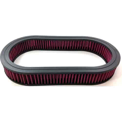 (image for) S2128 15" X 2" OVAL WASHABLE ELEMENT WITH "RED" COLOR