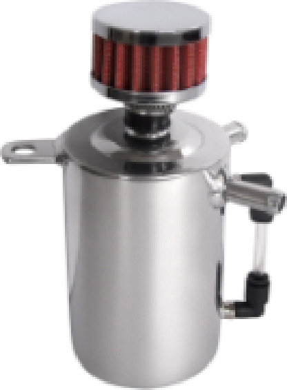 (image for) #R2505 FABRICATED ALUM OIL CATCH TANK BREATHER 1.0PINT/17OZ - Click Image to Close