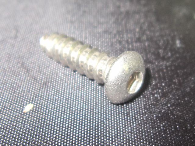 (image for) #1/4 BUTTONHEAD SHEET METAL SCREW SS 5PC