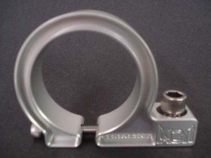 (image for) CANISTER STYLE BILLET COIL BRACKET CLEAR ANONDIZED - Click Image to Close