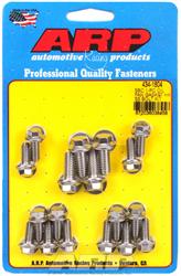 (image for) #ARP-434-1804 SB Chevy 1-pc SS hex oil pan gasket bolt kit