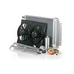 (image for) Power Cooling Modules, Direct Fit, Aluminum, Natural, Chevy, Kit