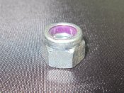 (image for) 1/4-28 NYLON LOCKNUT GRD 2 ZINC - Click Image to Close