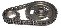 (image for) COMP2138 Timing Chain and Gear Set, Magnum Double Roller, Steel Sprockets, Ford, 302/351, 5.0/5.8L, For use with 2-Piece Fuel Pump Eccentric, Set - Click Image to Close