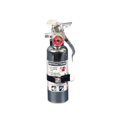 (image for) FIRE EXTINGUISHER HALOTRON SMALL CHROME 1LB