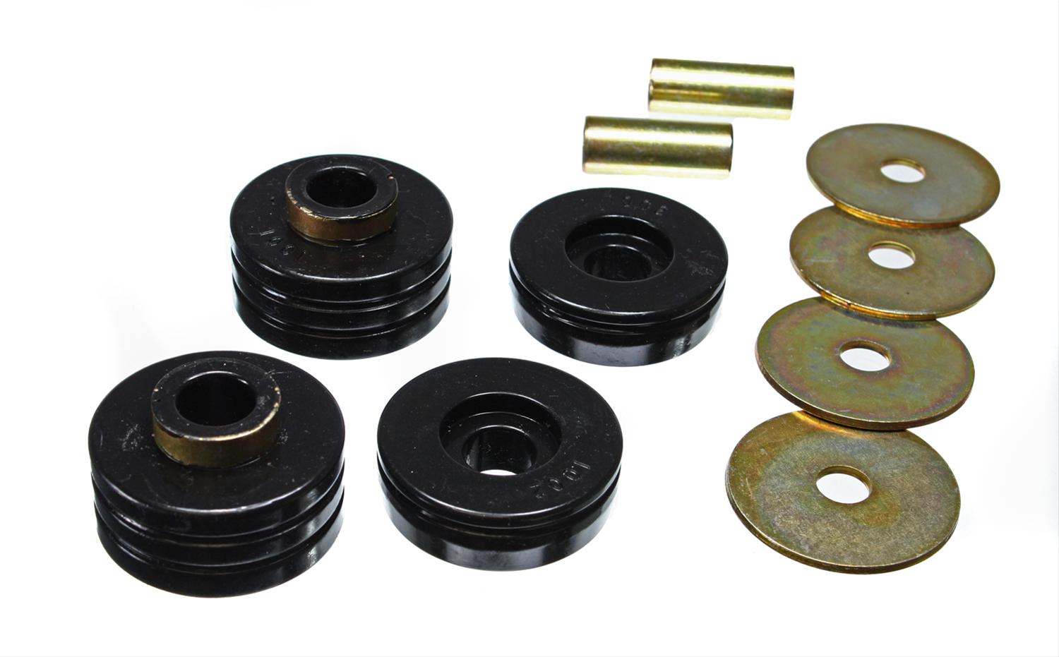 (image for) Bushing, Transmission Mount, Ford Bronco, Zinc Finish, Black - Click Image to Close