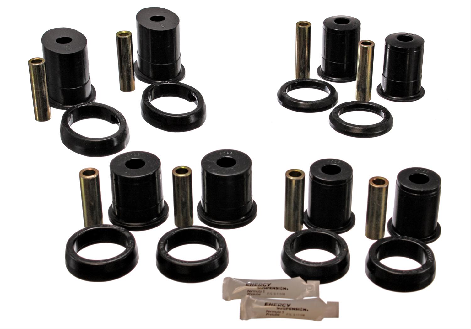 (image for) Control Arm Bushings, Rear, Polyurethane, Black, Ford, Mercury, Kit - Click Image to Close