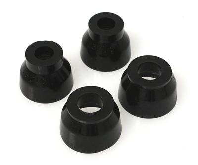 (image for) Dust Boots, Ball Joint, Polyurethane, Black, Chevy, Oldsmobile, Pontiac, Set of 4 - Click Image to Close