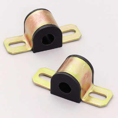 (image for) Bushings, Front/Rear Sway Bar, Polyurethane, Black, 3/4 in./19mm Diameter, Universal, Pair - Click Image to Close