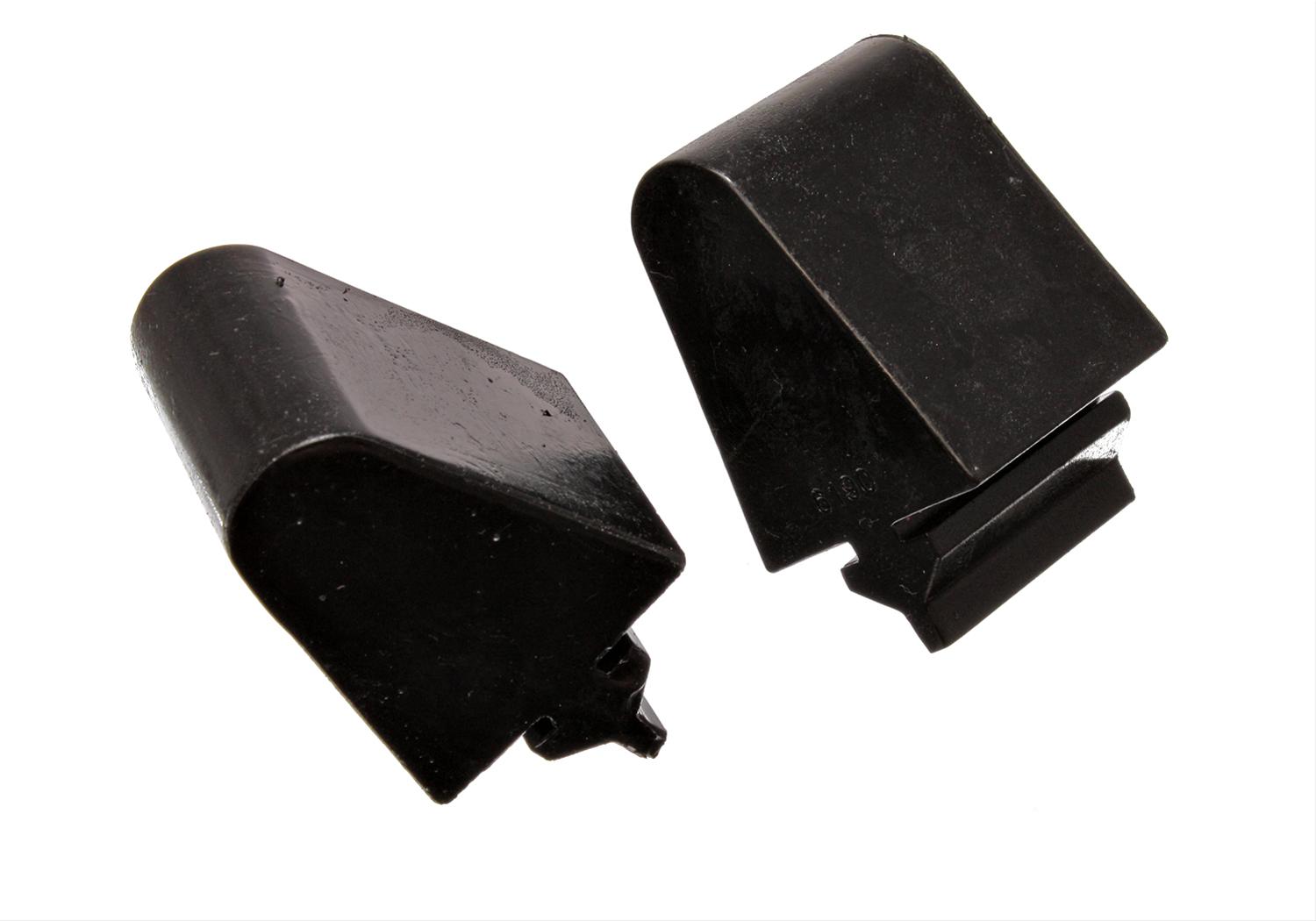 (image for) Bushings, Bump Stops, Polyurethane, Black, Triangle, 2.375 in. Diameter, 3 in. Tall, Universal, Pair - Click Image to Close