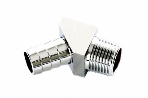 (image for) #R4528 45 DEGREE ALUMINUM FITTING 5/8 X 1/2 - CHROME