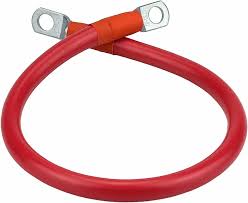 (image for) 2GA 18" BATTERY CABLE - RED - Click Image to Close