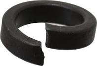 (image for) HIGH COLLAR LOCK WASHER BLACK ZINC - Click Image to Close