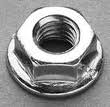 (image for) #GW44550 3/8-16 serrated flange nut chrome