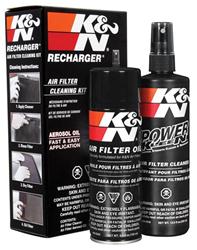 (image for) Air Filter Cleaner/Oil, Recharger, Red, 12 oz., Pump/6.5 oz. Aer