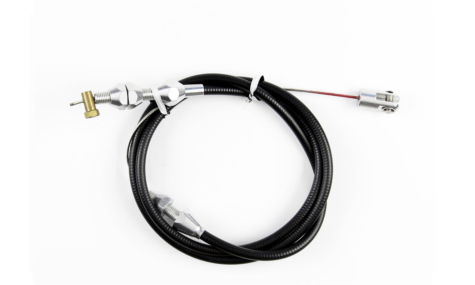 (image for) 48" UNIVERSAL BLACK HOUSING LS1 THROTTLE CABLE - Click Image to Close