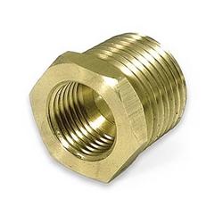 (image for) Fitting, Temperature Gauge, 5/8"-18 Threaded Hole for 1/2" NPT Hole, Brass - Click Image to Close