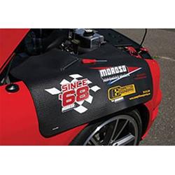 (image for) Fender Cover, Vinyl, Foam Back, Black, Competition Engineering/Moroso Logo, Each