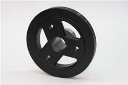 (image for) DAMPER, HI-PERF, CHEV 262-350, 1955-2000 Gen I, Specialty SBC lightweight damper, 0-Bal, 6.10” OD, Black