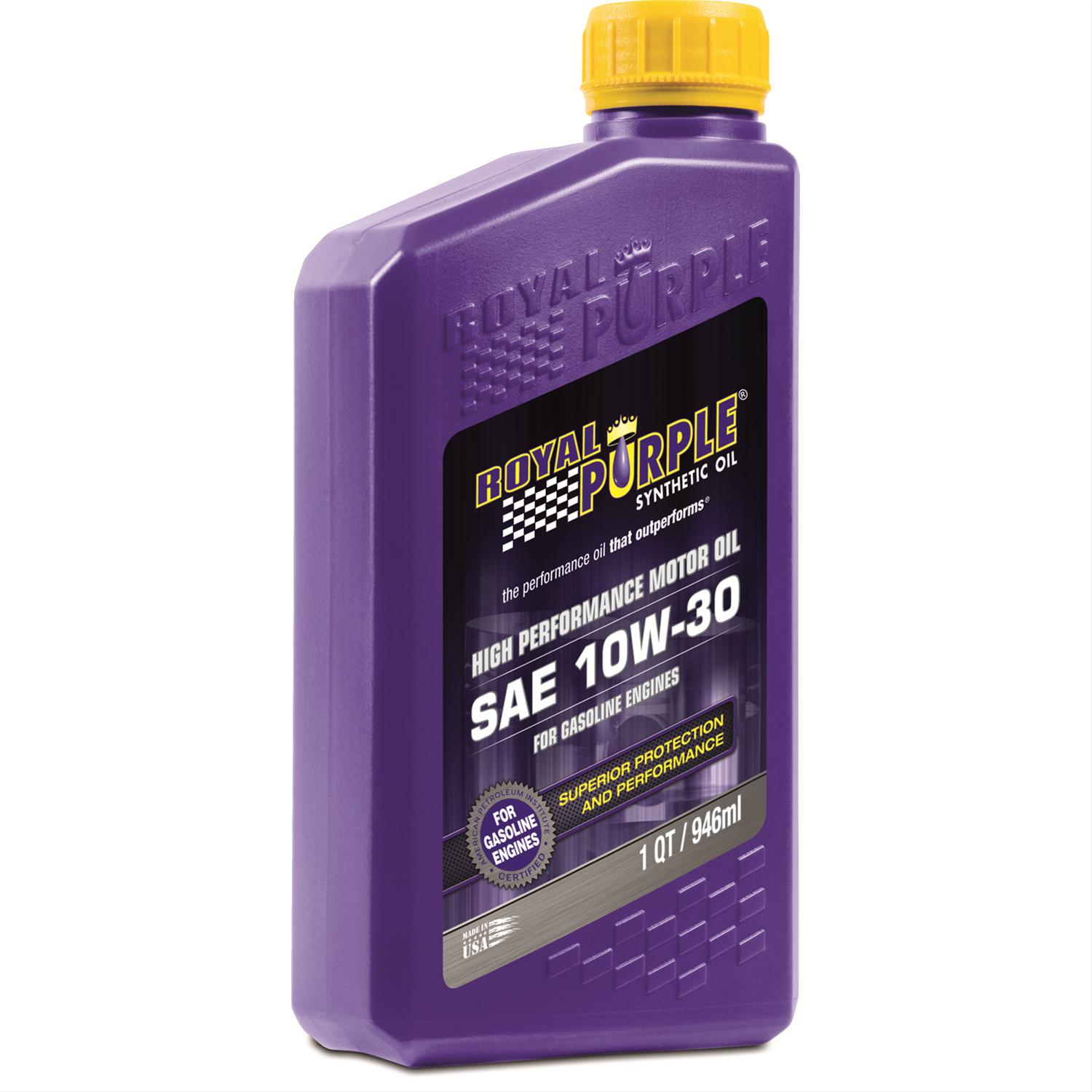 (image for) ROYAL PURPLE SAE 10W-30 SYNTHETIC 1QT - Click Image to Close