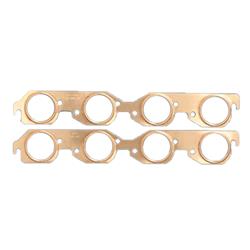 (image for) Exhaust Gaskets, Header, Copper, Round, Port, Chevy, Big Block, Pair
