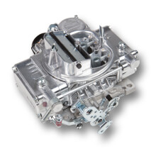 (image for) #0-80457S Carburetor, Street Warrior, 600 cfm, Square Bore, 4-Barrel, Electric Choke, Single Inlet, Silver