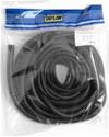 (image for) Convoluted Tubing, Plastic, black, 3/8 in. Diameter, 10 ft. Long