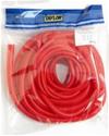 (image for) Convoluted Tubing, Plastic, Red, 1/4 in. Diameter, 10 ft. Long,