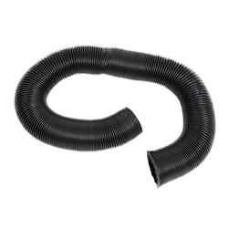 (image for) Air Conditioning Duct Hose, Plastic, Black, 2.5 in. I.D., 10.0 ft. Length