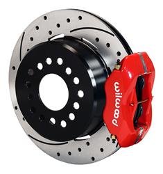 (image for) Impala 59-64 / Corvette 57-62 FDLI P/S Park Brake Kit, Drill-Red