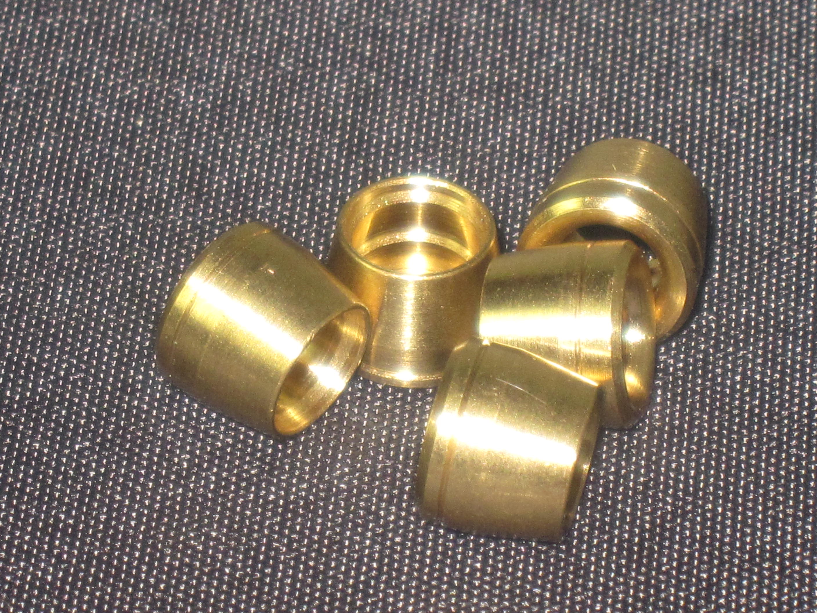 (image for) -6 REPLACMENT OLIVES (5PC) BRASS - Click Image to Close